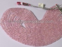 Morganite Far Faceted Roundelle